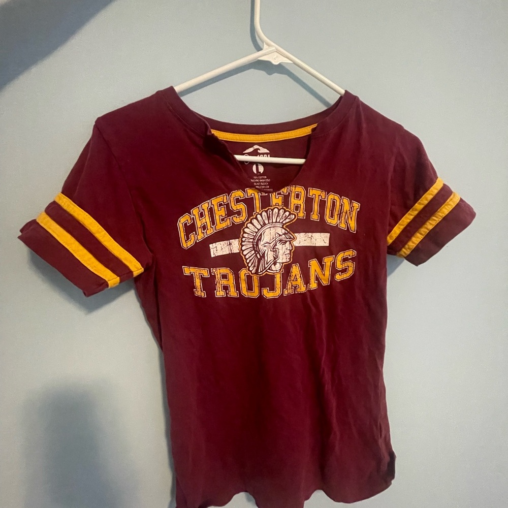Chesterton Trojans Kids Maroon T-Shirt